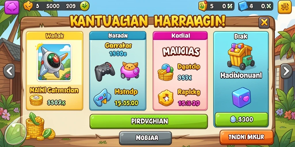 Tantangan seru di setiap level yang harus diselesaikan.